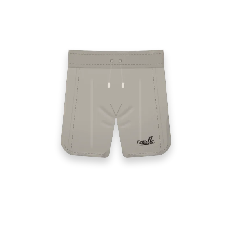 The men’s Sun Shorts in Stone, training shorts with a wide waistband
